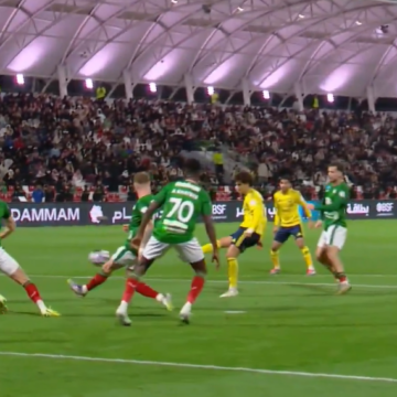 image Video Highlight Of Cristiano Ronaldo Bizarre Back Goal In A Match Against Al Ettifaq On Tuesday