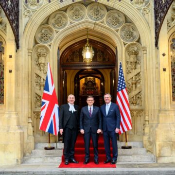 1 Photo News Story: UK And US Marks Long Standing Ties, As House Of Commons Speaker Welcomes House Of Representatives Speaker To The Parliament.