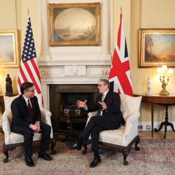 1 US House Of Representatives Speaker Mike Johnson, Meets With PM Starmer, Hoyle and Addresses UK Parliament