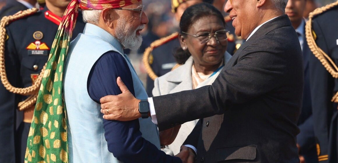 1 India Hosts Host European Council President António Costa And European Commission President Ursula von der Leyen During Republic Day Celebrations.