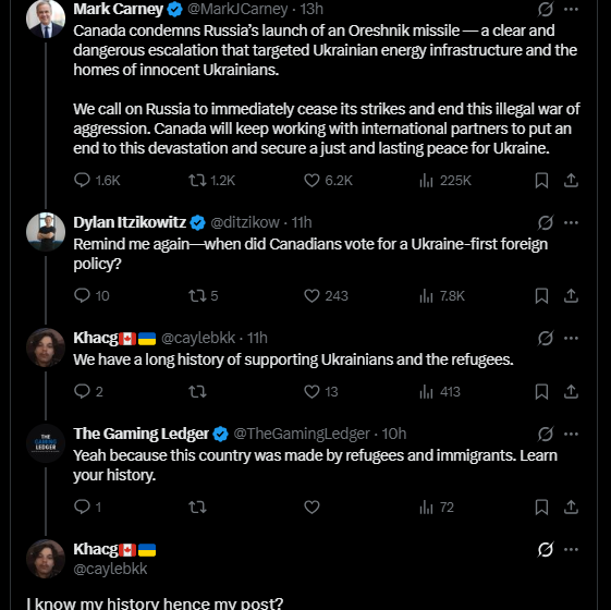 Citizens React To Canada Prime Minister Mark Carney Post Condemning Russia Strike On Ukraine