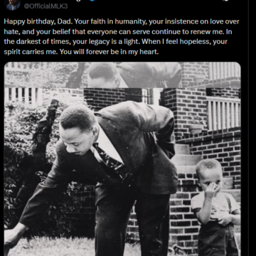 Screenshot (1094) American Human Rights Activist Martin Luther King III, Celebrates Father, Civil Rights Leaders Martin Luther King Jr. Post Humorous Birthday .