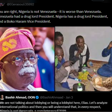 Screenshot (954) Former Presidential Aide To Late President Muhammadu Buhari And Trump Loyalist Elias Gerasoulis Disagrees Over Nigerian Sovereignty, Labels Tinubu As ‘Drug Lord’