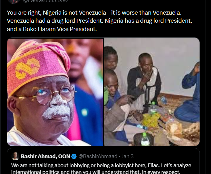 Former Presidential Aide To Late President Muhammadu Buhari And Trump Loyalist Elias Gerasoulis Disagrees Over Nigerian Sovereignty, Labels Tinubu As ‘Drug Lord’