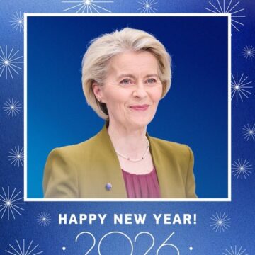 European Union President Ursula von der Leyen Wishes For A Peaceful 2026, Vows To Stand Up For Allies Who Count On The Commission For Defense