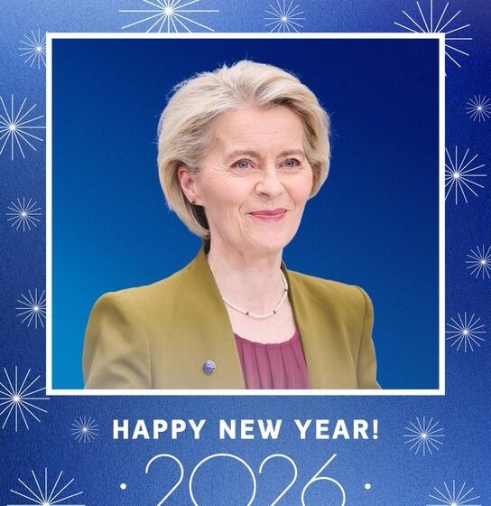 European Union President Ursula von der Leyen Wishes For A Peaceful 2026, Vows To Stand Up For Allies Who Count On The Commission For Defense
