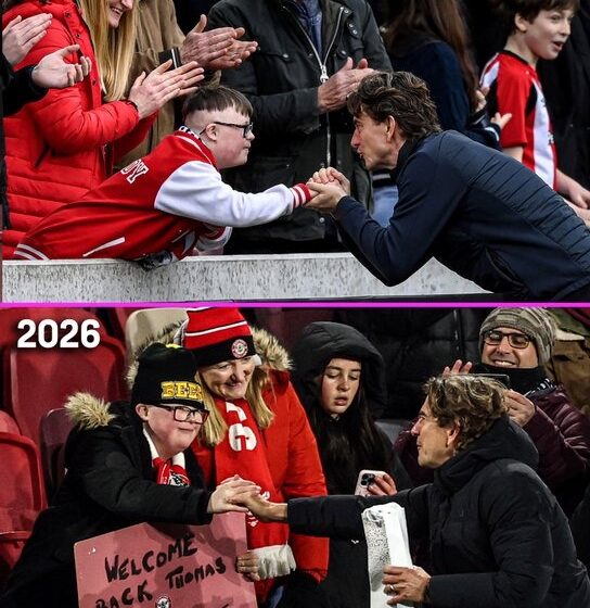 Thomas Frank Reunites With His Number One Fan Woody, After Returning To Brentford As Tottenham Manager