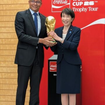 WhatsApp Image 2026-01-19 at 2.24.55 PM Takaichi Sanae Receives FIFA World Cup 2026 Trophy Tour Delegation To The Prime Minister’s Residence, Hope Japanese National Team Will Bring The Trophy Back To The Country.