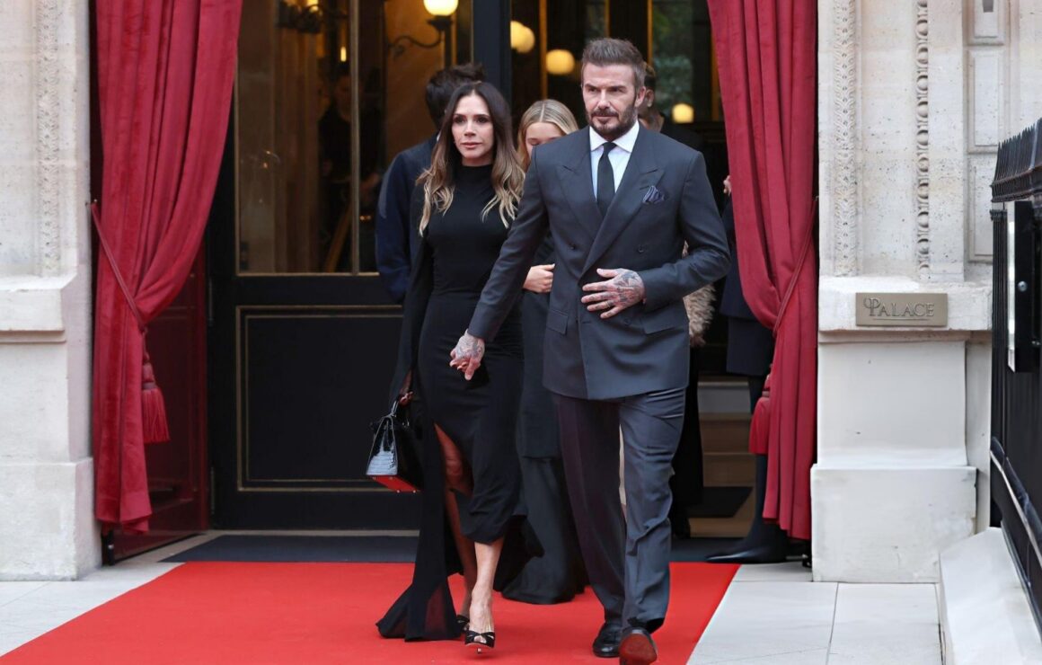 Photo News: The Beckham Family In Paris, With The Press Shouting Where Is Brooklyn?