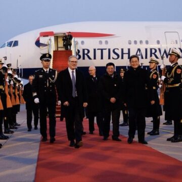 Photo News: “I’m Here To Deliver For The British People”—- U.K. Prime Minister Keir Starmer Declares As He Arrives China.