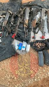 Troops Seize 13 AK-47s And Explosives In Successful Taraba Operation.