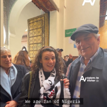 AFCON: “We Want To See Bassey, Iwobi And Chukwueze.”—British Fulham Fans Fly In From The UK To Throw Solidarity For Their Nigerian Players As They Faces Mozambique In Round Of 16