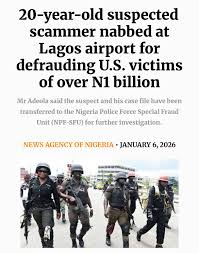 image 20-Year-Old Nigerian Intercepted At Lagos Airport Over Alleged N1bn US Fraud Scheme.