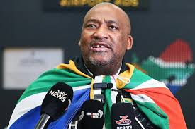 South African Sport Minister Gayton Mckenzie, Welcomes The ‘Bafana Bafana’ At O.R TAMBO International Airport After Being Eliminated At AFCON, Defeating To Cameroon.
