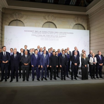 Photo News: Display Of Unity For Ukraine In Paris At The Coalition Of The Willing Leaders Meeting From EU Member States, NATO Allies And Friends Of Ukraine. 