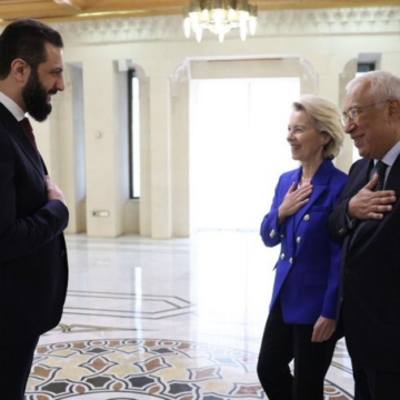Photo News: EU President Ursula von der Leyen With President Of The European Council António Costa In Damascus After It Ceasefire, Vows Support.