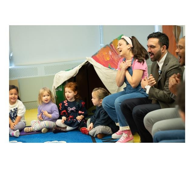 image Photo News: New York City Mayor Zohran Mamdani Visits District 2 Pre-K Center, Discusses Universal Childcare.