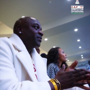 Akon Enthusiasm During The Match For His Home Country, After Ndiaye’s Score For Senegal Against Mali