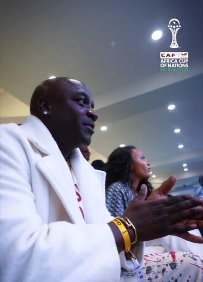 Akon Enthusiasm During The Match For His Home Country, After Ndiaye’s Score For Senegal Against Mali