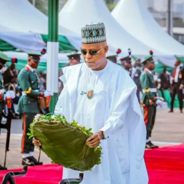 image President Bola Tinubu Represented By Vice President Kashim Shettima On 2026 Armed Forces Remembrance Day In Abuja, Lay Wreaths To Honour Fallen Heroes