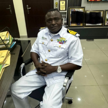 TASKFORCE CHAIRMAN APPREHENDS FAKE NAVAL CAPTAIN.