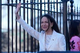 Venezuela’s Machado Says She Presented Her Nobel Peace Prize To Trump During Their Meeting