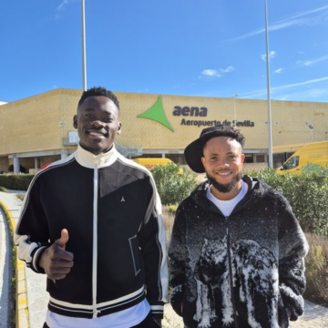 “Our Super Eagles Have Landed, Welcome Back, Akor And Chidi!”—Sevilla FC Welcome Back Its Nigerian Players After Placing 3rd In AFCON