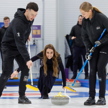 image Photo Story: Prince Williams And Catherine Middleton In Stirling, Enjoy A Curling Competition During Their Latest Royal Engagement In Scotland.