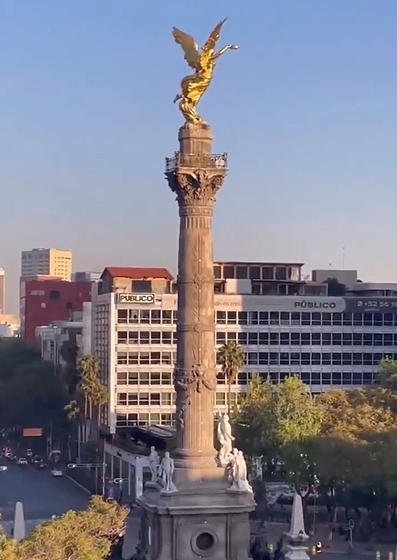 image 6.5 Earthquake Rattles Guerrero, Interrupts President Sheinbaum’s Press Conference, Shakes Mexico City Angel Monument