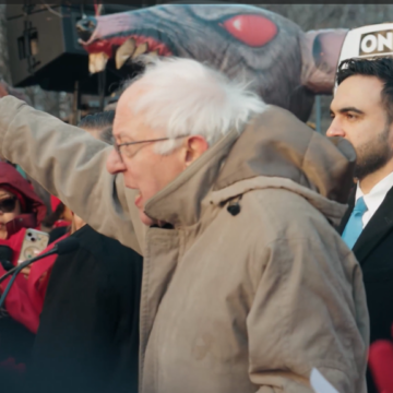 New-York City Mayor Zohran Mamdani And Sen. Sanders Visit Picket Line, Demand Fair Contract For Nurses, As Strike Enter Day 10.