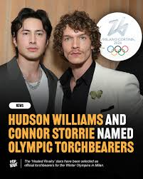 image ‘Heated Rivalry’ Stars Hudson Williams And Connor Storrie To Be Torchbearers For Winter Olympics
