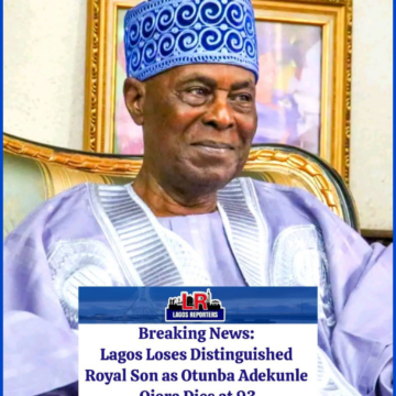 Breaking News: Lagos Loses Distinguished Royal Son as Otunba Adekunle Ojora Dies at 93