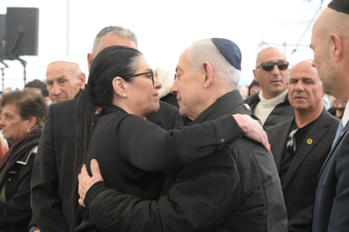 Prime Minister Benjamin Netanyahu Attends The Burial Of Israeli Last Hostage Major Ran Guili, Says The Bravery Of The Deceased Will Be Remembered.