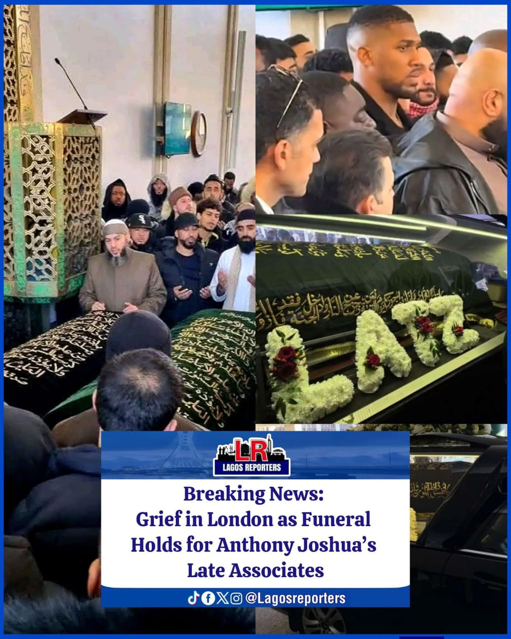 image Grief in London as Funeral Holds for Anthony Joshua’s Late Associates