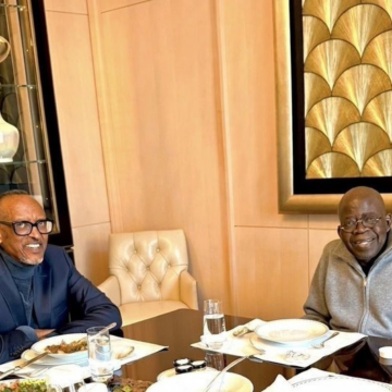 image President Tinubu AI Generated Image Of Lunch With Paul Kagame Attracts Condemnation And Criticism
