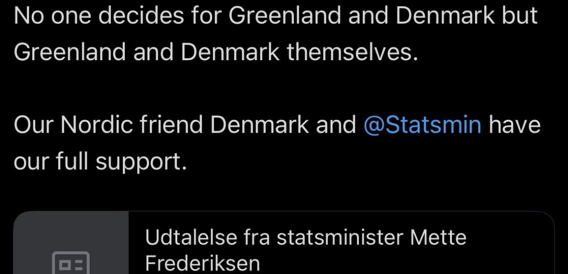  Norway, Sweden, Finland And Iceland Throws Solidarity For Denmark And Greenland.