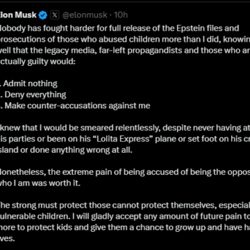 Screenshot (1193) Tech Billionaire Elon Musk Expresses Hurt Over Backlash On Epstein File, Denies Allegation Of Being On Lolita Island As Alleged Emails Surfaces, Claims Prominent People On The Video.