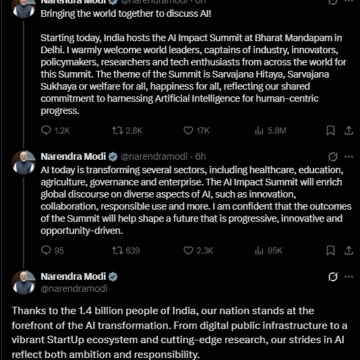 India To Hosts The AI Impact Summit At Bharat Mandapam In Delhi, Prime Minister Narendra Modi Welcomes Captain Of Industries To Discuss AI