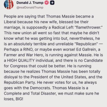 WhatsApp Image 2026-02-03 at 11.46.12 AM Trump Describes Rep. Thomas Massie As An ‘Unreliable Republican, ‘Pitches Him Against Navy Seal, Ed Gallrein For Election To The U.S. House To Represent Kentucky’s 4th Congressional District.