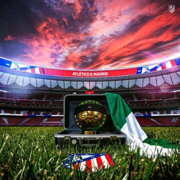 “A Super Eagle, Now In Red And White Too ❤️🤍”— Atlético Madrid Welcomes Nigerian Attacking Midfielder, Ademola Lookman