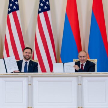 Photo News: U.S Vice President JD Vance And Prime Minister Nikol Pashinyan Signs Historic Civil Nuclear Agreement In Yerevan, Armenia.