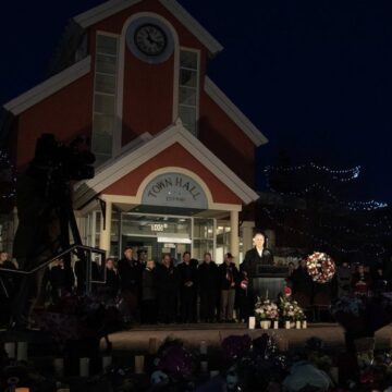 “What We Do For Each Other, What We Receive From Each Other. Open Hearts When The World Falls Apart. This Is Grace. “ —Prime Minister Mark Carney At The Tumbler Ridge School Memorial
