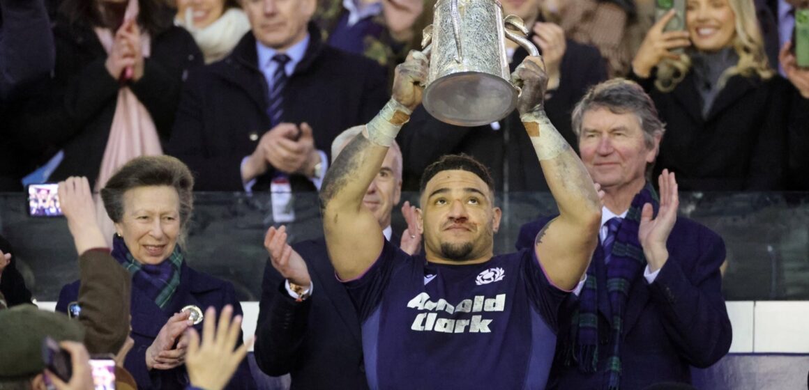 Sport Story: The Princess Royal Presents Calcutta Cup To Scotland After Defeating England 31-20