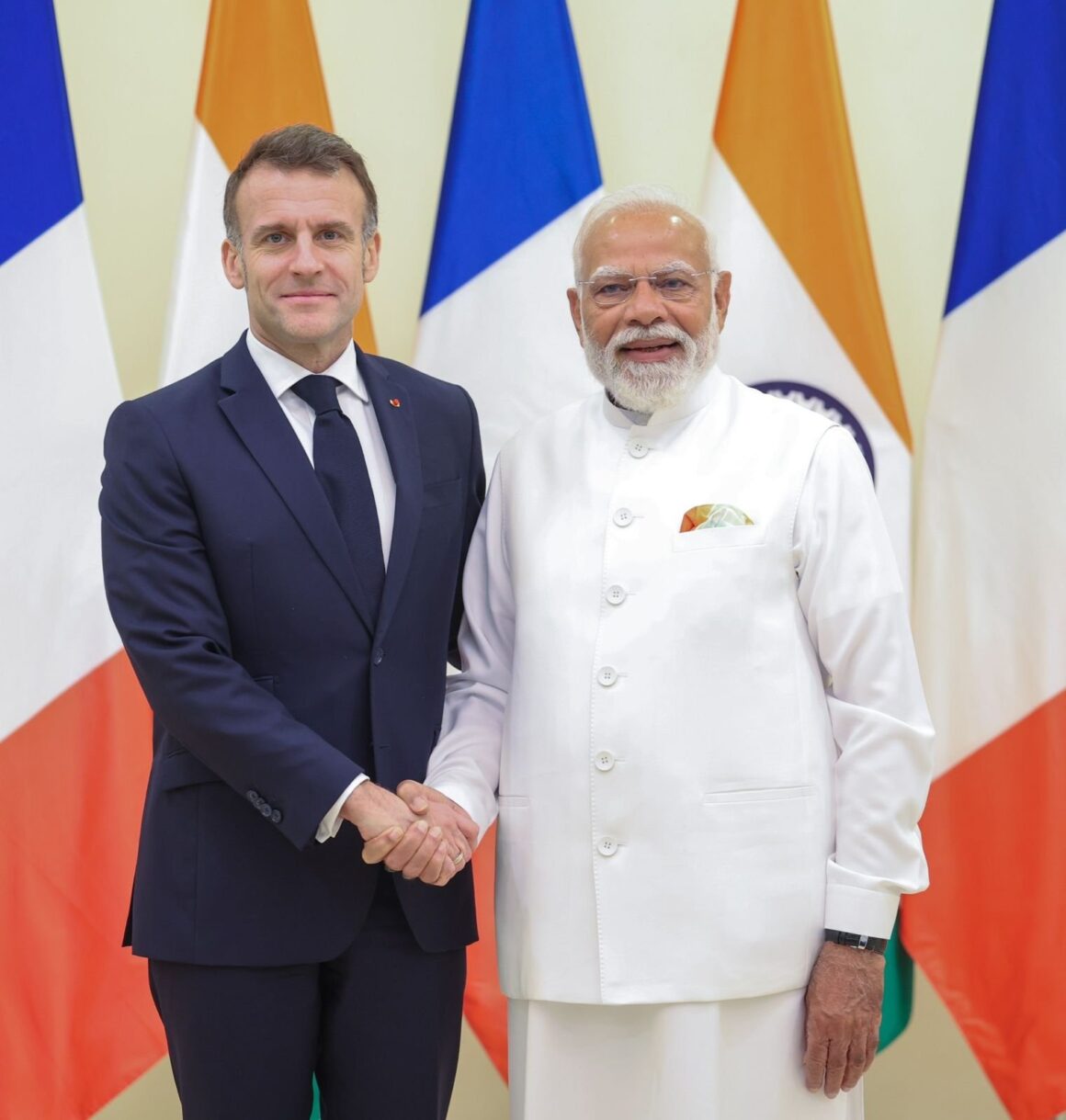 Prime Minister Narendra Modi And President Emmanuel Macron Elevate India-France Relationship To The Level Of A Special Global Strategic Partnership.