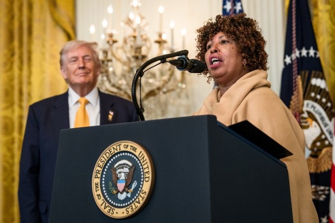 WhatsApp Image 2026-02-19 at 9.05.50 AM D.C Resident Forleisia Cook Speech At Black History Month Reception Admonishes Democrats To Stop Calling Trump A Racist, Appreciate The President’s Effort In Making America Safe Again
