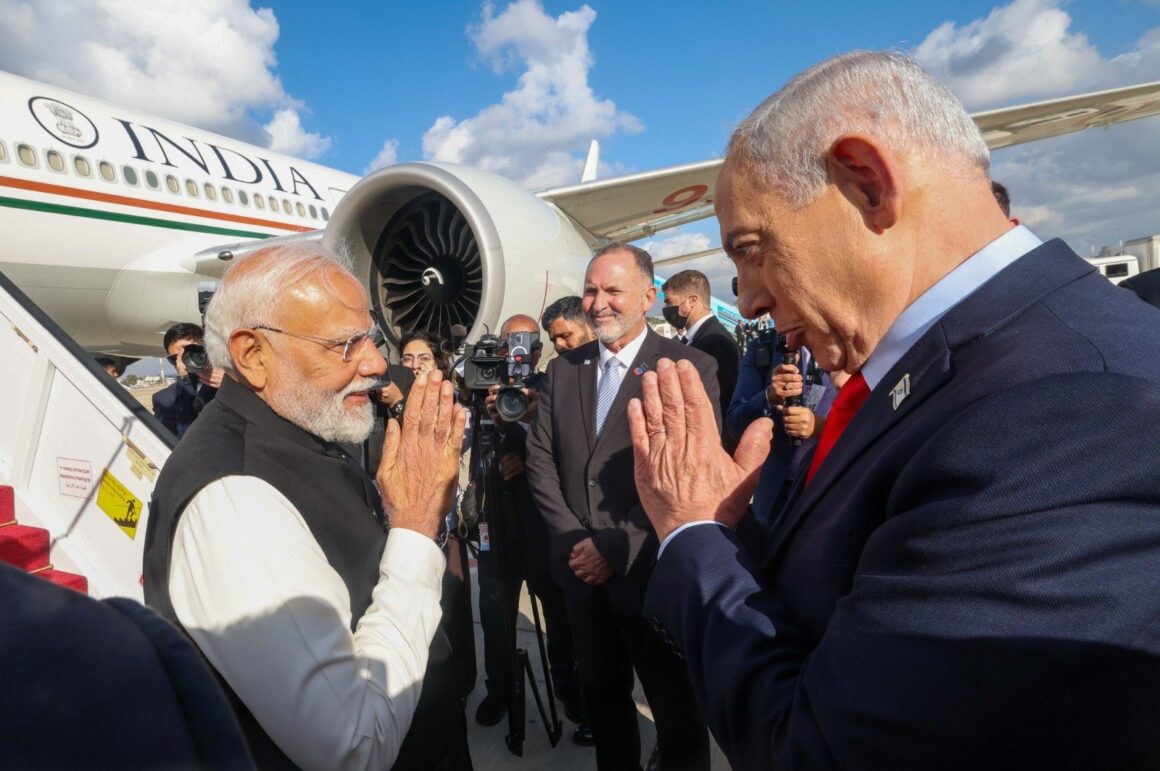 Photo News: Indian Prime Minister Narendra Modi Departs Israel After His Two-Day Official Visit