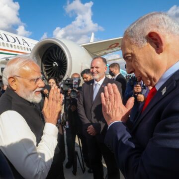 Photo News: Indian Prime Minister Narendra Modi Departs Israel After His Two-Day Official Visit
