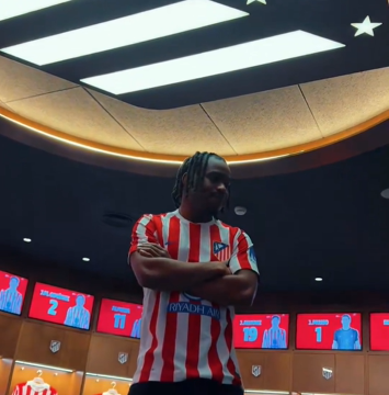 Ademola Lookman Vibing At Atlético Madrid Football Club
