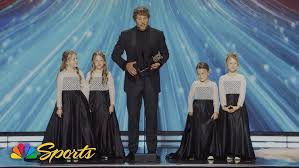 American Football Quarter Back Matthew Stafford, With His Kids Accept The NFL MVP Award ❤️