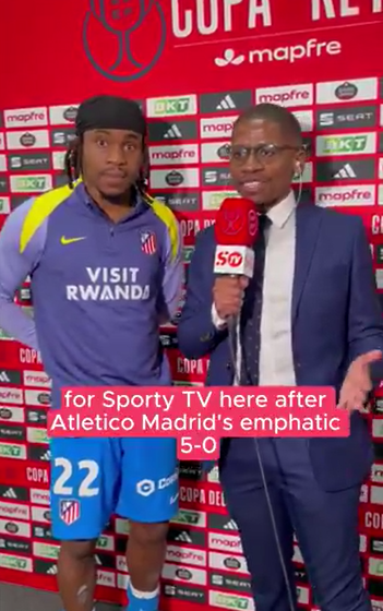 “I’m Very Happy. Everyone Has Been Great With Me. It’s A Dream Start.”—Ademola Lookman’s Post Match Interview After His Atletico Madrid Debut On SportyTV